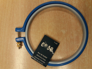 plastmasa rokdarbu riņķis, diametrs 15cm 